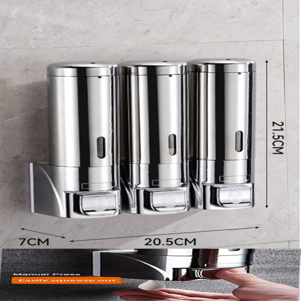 

Modern Kitchen soap dispenser wall mounted manual soap dispenser, drip type, battery free, used for bathroom and home decoration