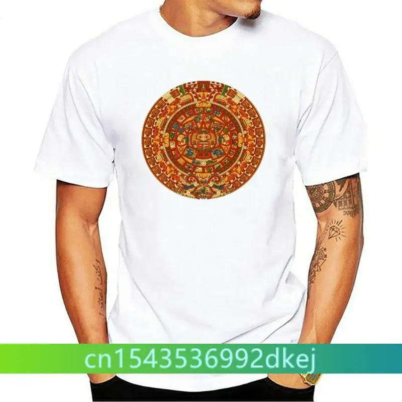 2012 Mayan Calendar Prophecy - Aztec Shamanic New Age Spiritual Mystic T Shirt Summer Man Tshirt Tops Tees New