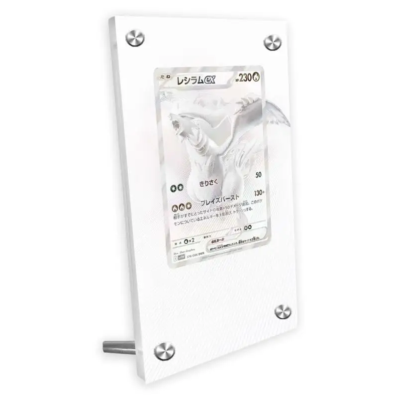 pokemon-sv11-dragao-branco-bwr-reshiram-acrilico-estendido-arte-caso-de-exibicao-psa-colecao-cartao-estendido-pintura-preso-tijolo