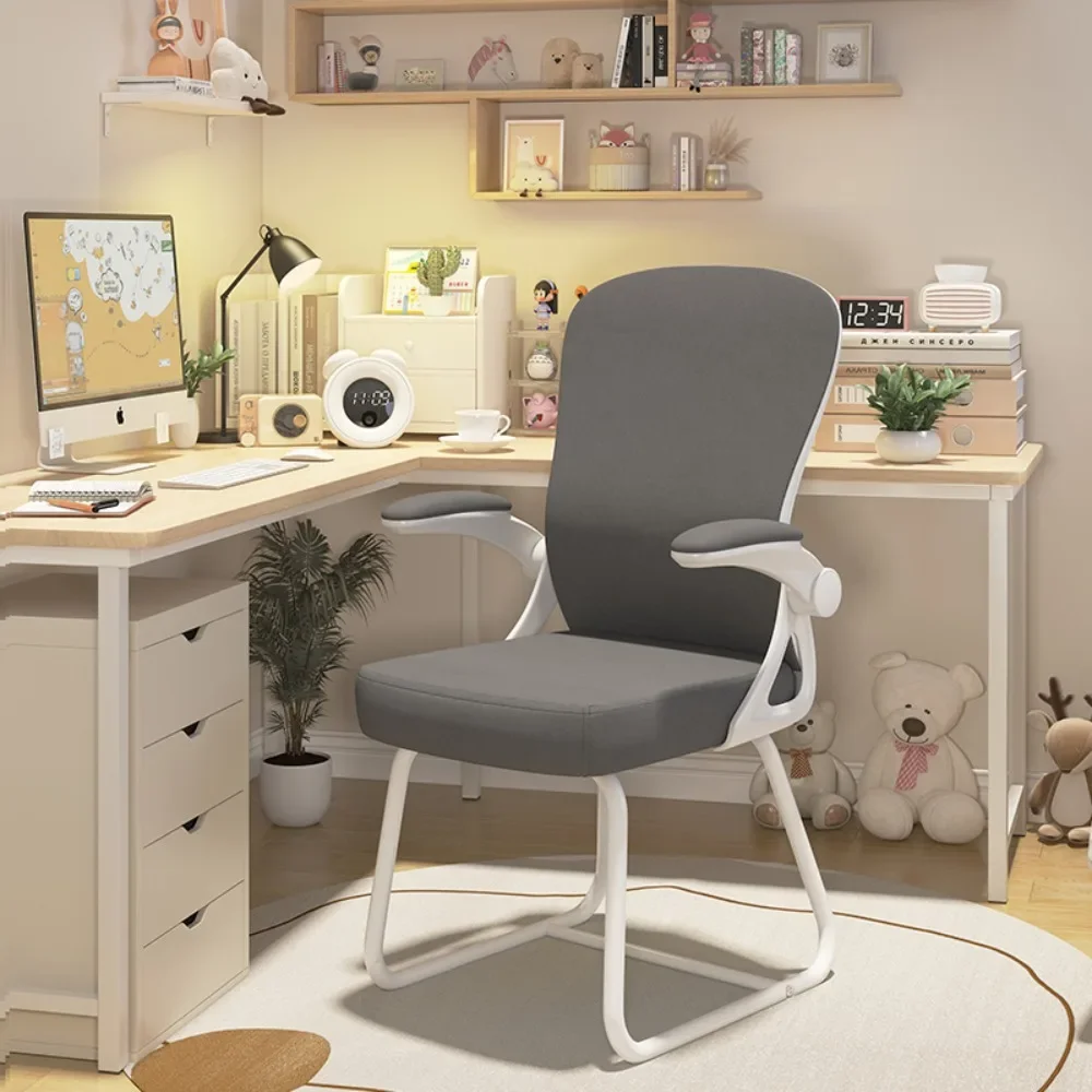 Arch Computer Chair Study Chair,Student Dormitory Desk Home Office Chair,Comfortable Sedentary Middle and School Writing Chair