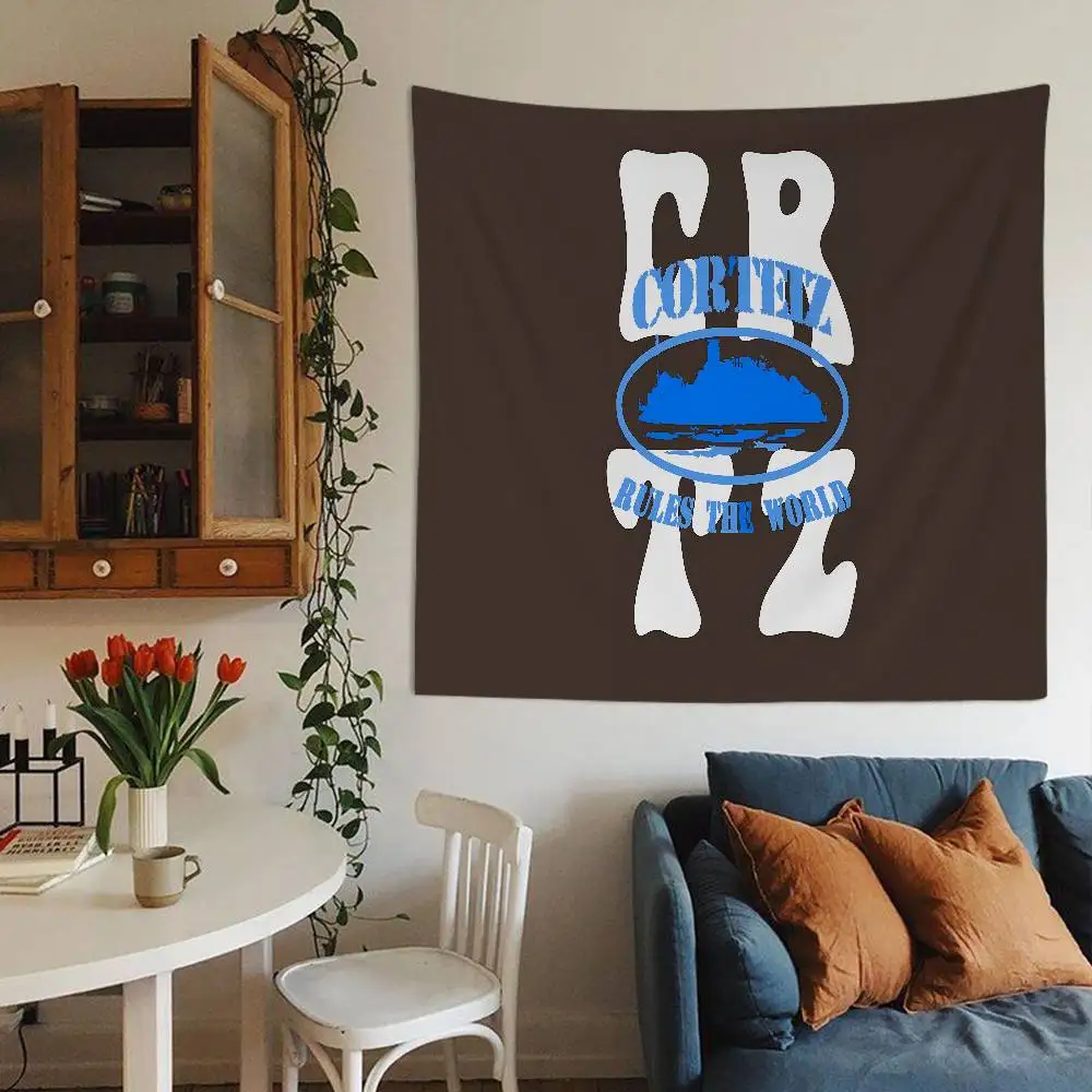 Tapices Hippies de Moda C-Corteizs para Colgar en la Pared, Tapices Bohemios con Diseño de Mandala, Decoración para el Hogar Estilo INS