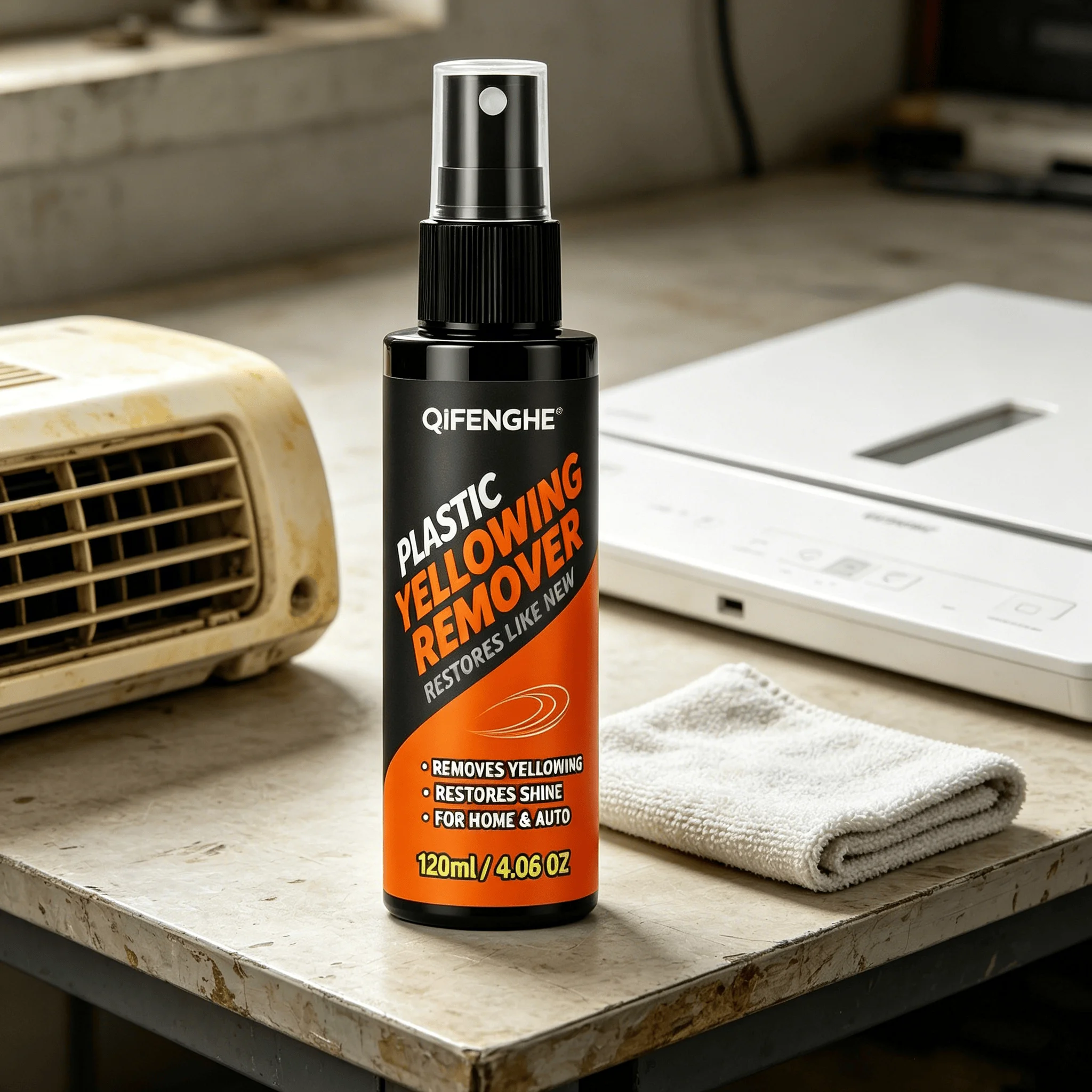 120mL Yellowing Agent - Restore Yellowed Plastic for Home Appliances & Cars, Oxidation Renewal Spray! view 2