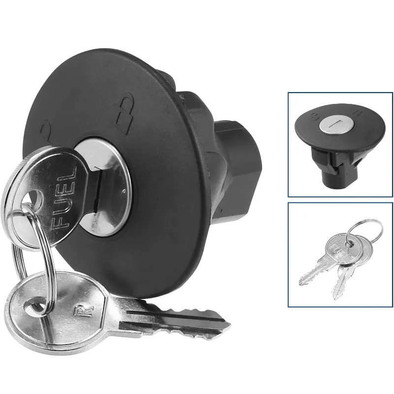Direct Fit Locking Fuel Gas Tank Cap with Key 8U5Z-9C268-B 8U5A9C268AC for Ford Focus for Lincoln MKZ Auto Parts Tank Cap
