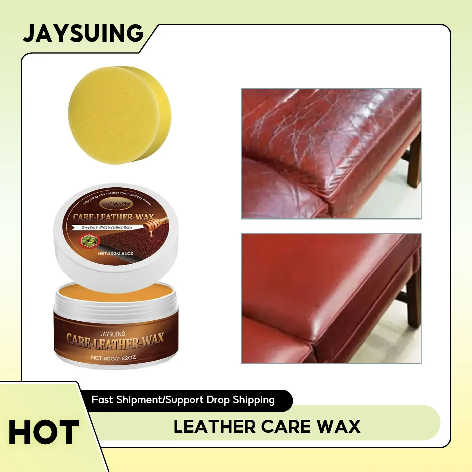 Leather Repair Wax Colorful Car Home Repair Scratch Cracks Sofa Shoes Leather Complementary Refurbishing Leather Polishing Paste