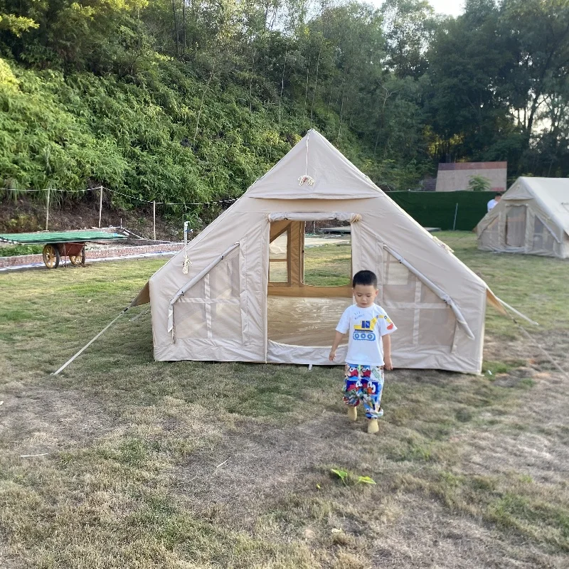 

Strovan Custom Factory Открытые надувные палатки для кемпинга Оксфорд Большая семейная водонепроницаемая надувная палатка для кемпинга на 2-4 человека