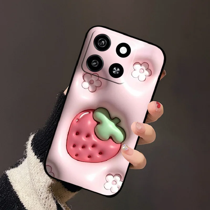 For ZTE Blade A35 Case New Fashion Silicone Soft  TPU Back Cases For ZTE Blade A55 Cover Blade A35 Back Cover Shockproof Bumper