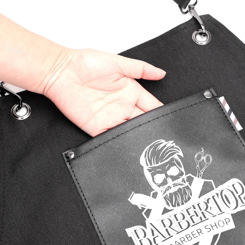 Waterproof Barber Apron with Storage Pocket