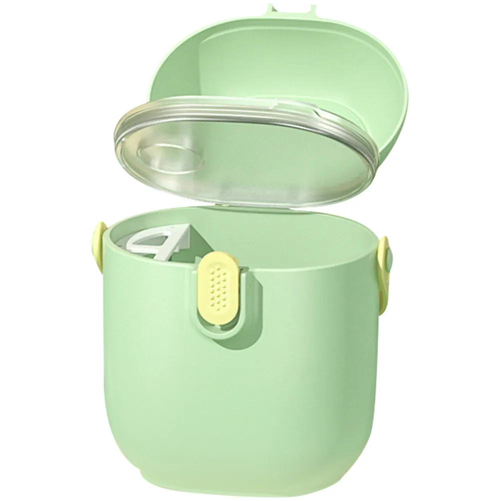 

Portable Baby Milk Powder Box Large Capacity Food Grade Storage Container Silicone PP Leak Proof Lightweight Sealed Milk Powder