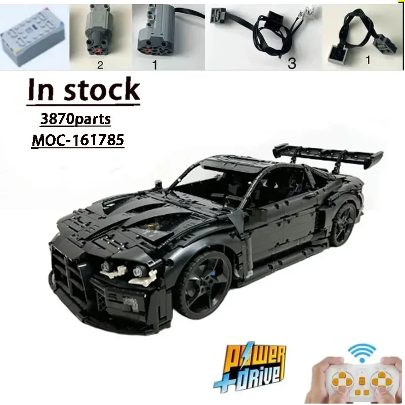 

New M4 GT3 RC Car Assembly Splicing Building Blocks Model SupercarRacing Car MOC Creative Kids Birthday Building Blocks Toy Gift