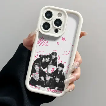 1個KPOP BTS手機殼,適用於iPhone 16/15/14/13 Pro Max/11/12 Plus,黑色矽膠材質 8 最佳銷售 BTS iPhone手機殼 - №2