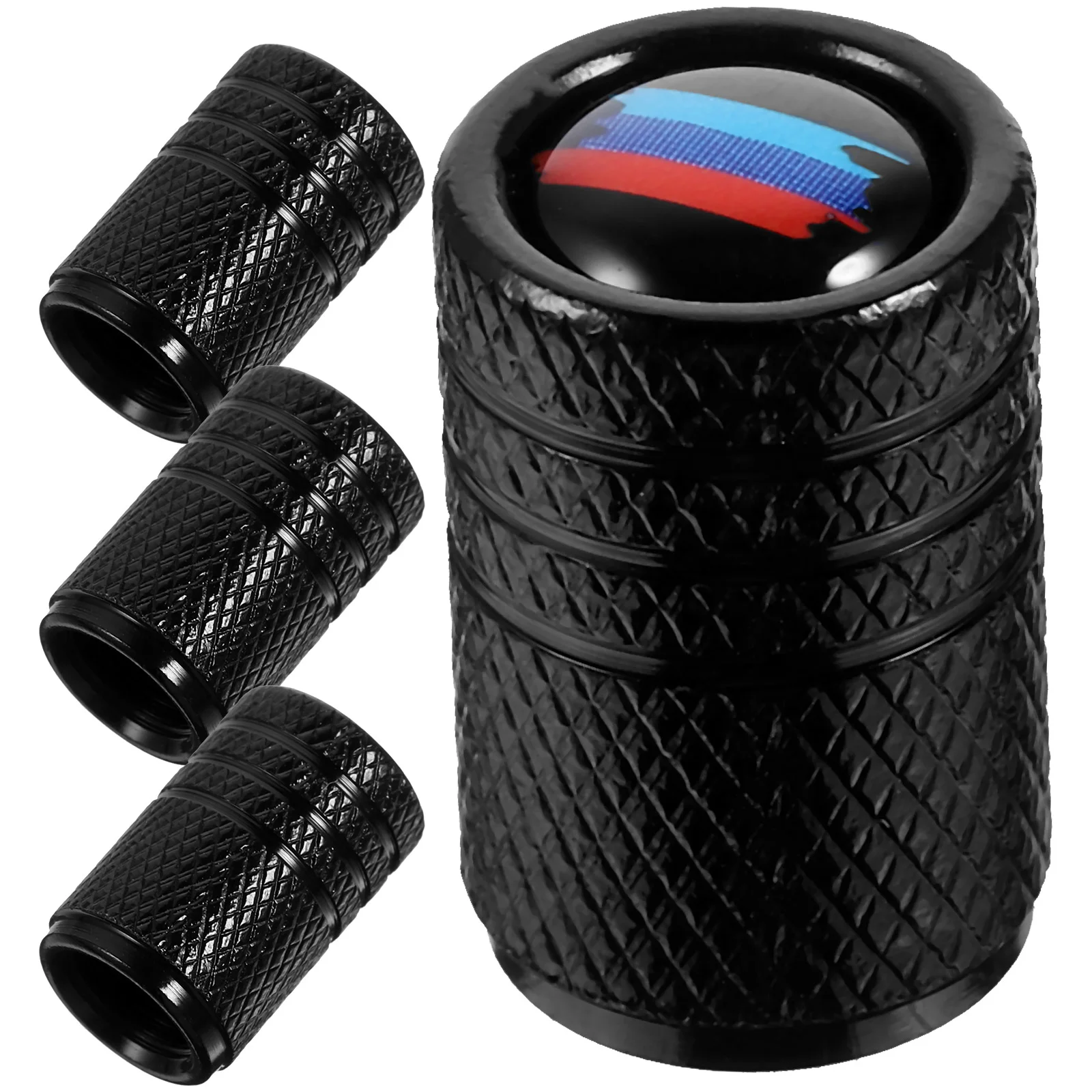 

4 Pcs Car Valve Cap Truck Tire Caps Motorcycle Aluminum Alloy Stem for Decoration