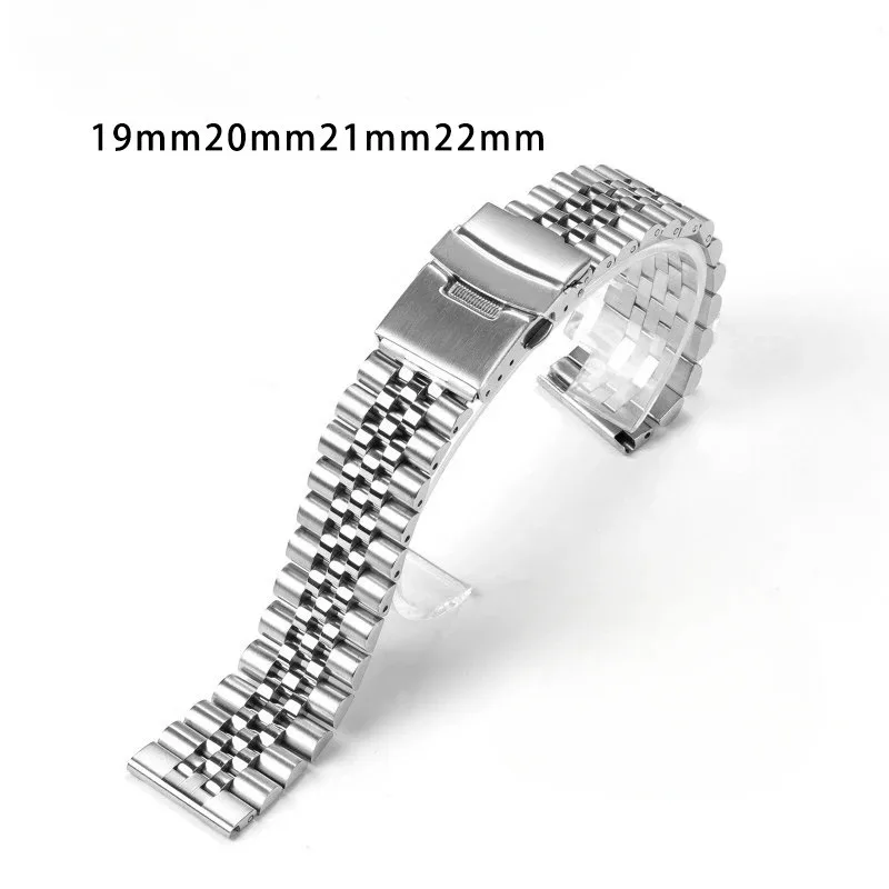 

Твердый мужской и женский быстросъемный ремешок для часов из нержавеющей стали с пятью растениями SeikoSKX009, стальная полоса серии 18/19/20/21/22 мм