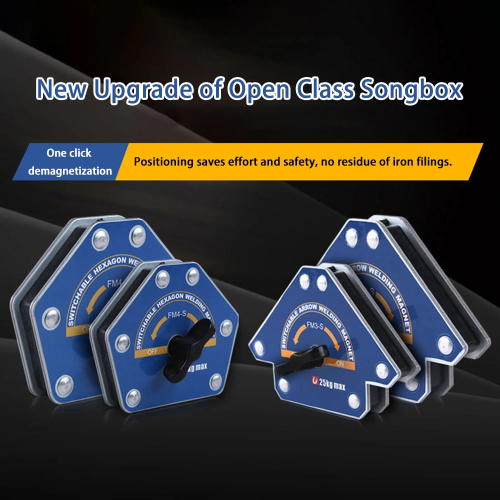 15/25/50/75 KG Magnetic Welding Holders Angle Solder Arrow Magnet Weld Fixer Positioner Ferrite Holding Auxiliary Locator Tools