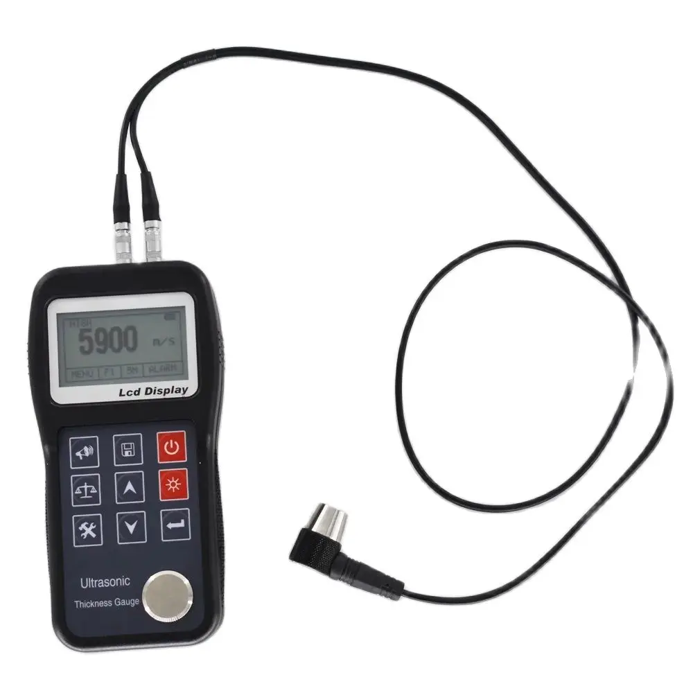 Ultrasonic Thickness Meter 0.75mm-300.0mm (0.03inch~11.8inch) NDT310 Digital Wall Thickness Gauge Tester