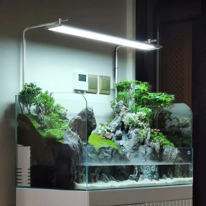 WEEK AQUA Aquarium-Iluminación LED serie V, espectro completo, accesorios para plantas de agua, lámpara para pecera, luz para suministros de atractor de pecera