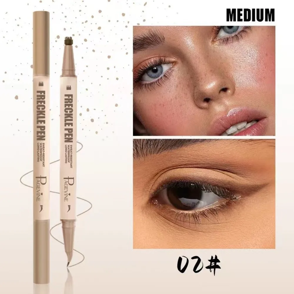 New Double-End Freckle Stamp Pen Waterproof Fast Drying Freckle Dot Pen Long Lasting 3-IN-1 Eyeliner Pencil Cosmetics