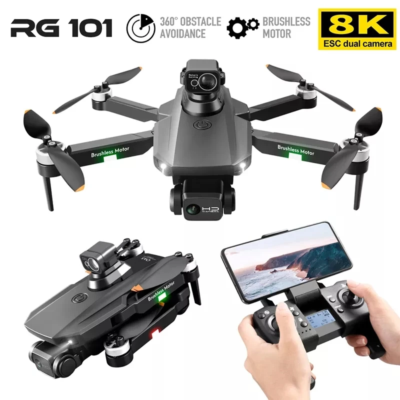 RG101 MAX/PRO GPS 드론 Wifi FPV 브러시리스 쿼드 콥터 전방 후방 좌/우 암 (엔진 프로펠러 블레이드 포함) ReplacementAccessory