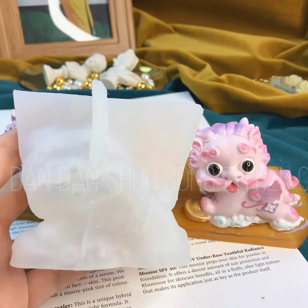Xiangyun-Silicone Mold for DIY, 3D Three-Dimensional, Brave Mould, Drop Glue, Handmade, exclusive