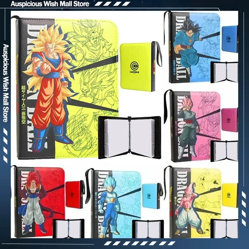 400/900 Stück Dragon Ball Anime Kartenalbum Sammelkarten-Aufbewahrungsmappe für Vegeta IV Spielkarten Ordner Halter Geschenk