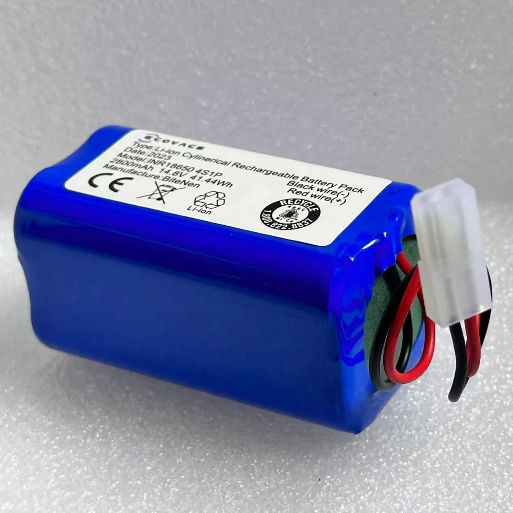 14,4 V 4800 mAh Li-ion batterij toepasbaar Xiaomi MIJIA Mi robotstofzuiger Basic G1 MJSTG1, SKV4136GL H18650CH R30 R35