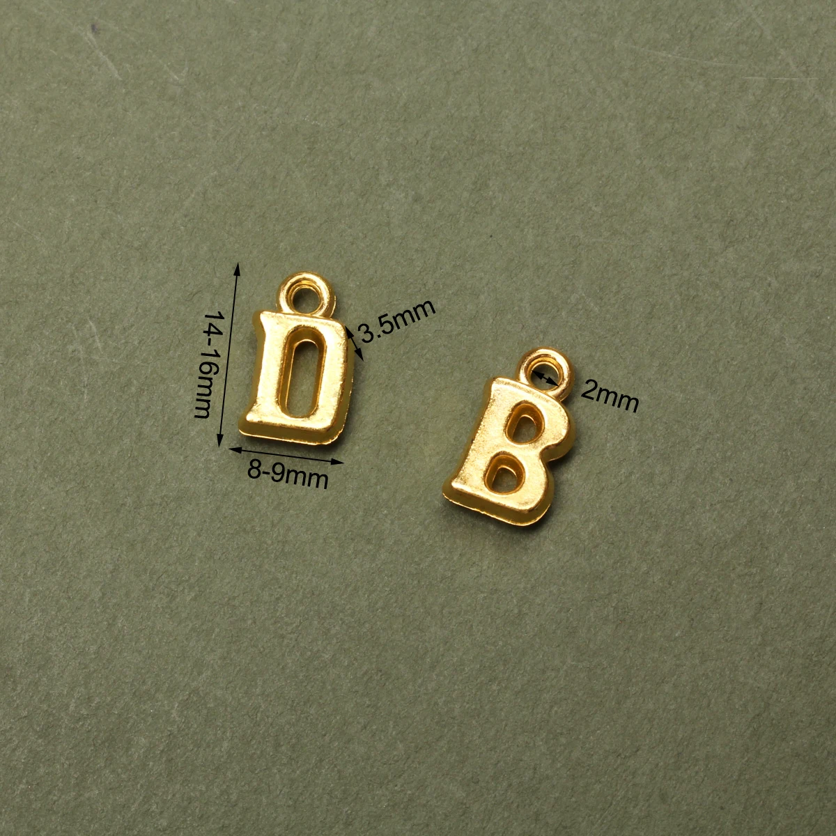 20Pcs Mixed Alphabet Letter Pendant For DIY Jewelry Making Keychain Necklace Pendants Handmade Accessories