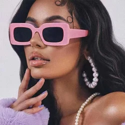 New Fashion Vintage Small pc Square Frame Sunglasses For Women men Retro Punk Rectangle Sun Glasses Eyewear Shades sunglasses