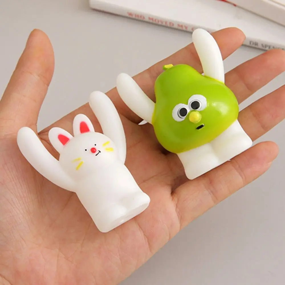 Ins Fruit Message Folder Cartoon Creative Business Card Holder Inspirational Anti-fall Small Animal Desktop Decoration Home