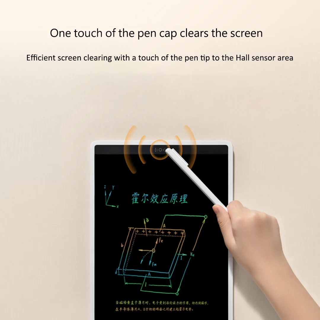 Xiaomi Mijia LCD เขียนแท็บเล็ตกระดานดำที่มีสีสัน10/13.5นิ้ว Erase Drawing Digital Handwriting Pad สำหรับเด็ก