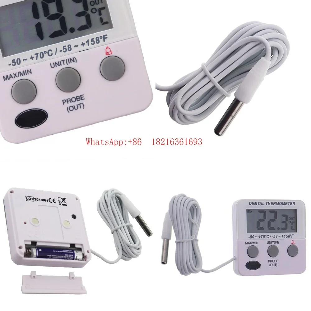 Limited Offer 22/420/3 Refrigerator Thermometer, Which Can Be Measured Separately For Refrigerated Freezer Compartments