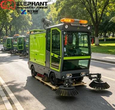 Professional Factory New Energy Pure Electric Multifunctional Road Street Sweeper Machine