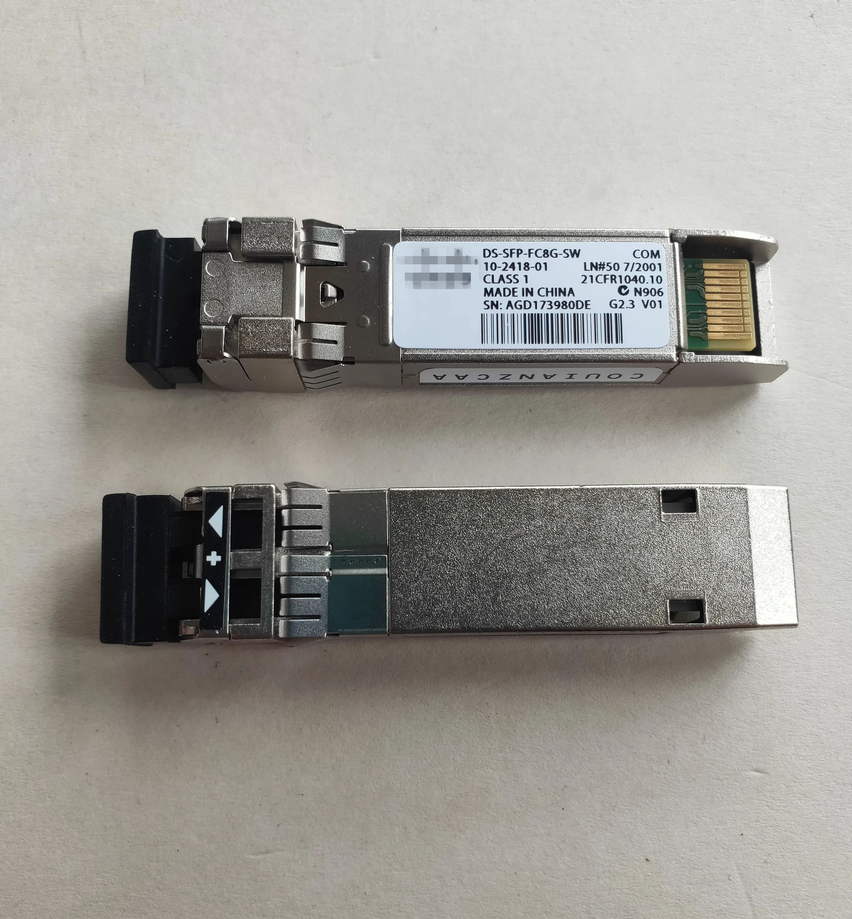 

8g sr DS-SFP-FC8G-SW 10-2418-01 V01 8G 850nm-300m Fiber Optical Module 8GB SFP