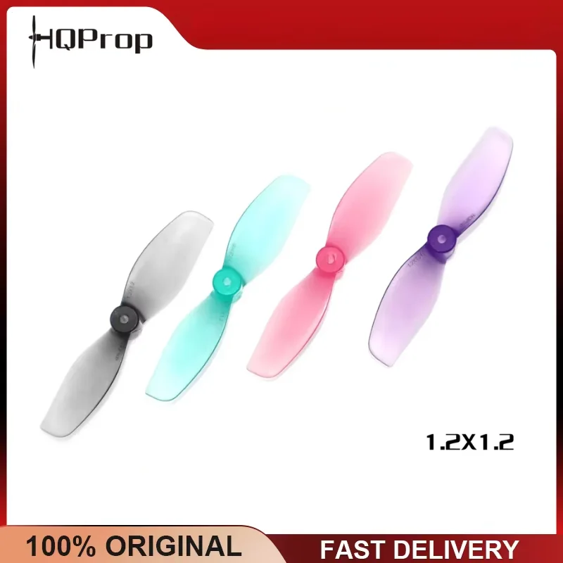 HQProp 1.2 inch 3-Blade PC Whoop Propeller 1.2X1 1.2X1.2 31MM 1mm Shaft Ultralight for FPV Whoop Drone