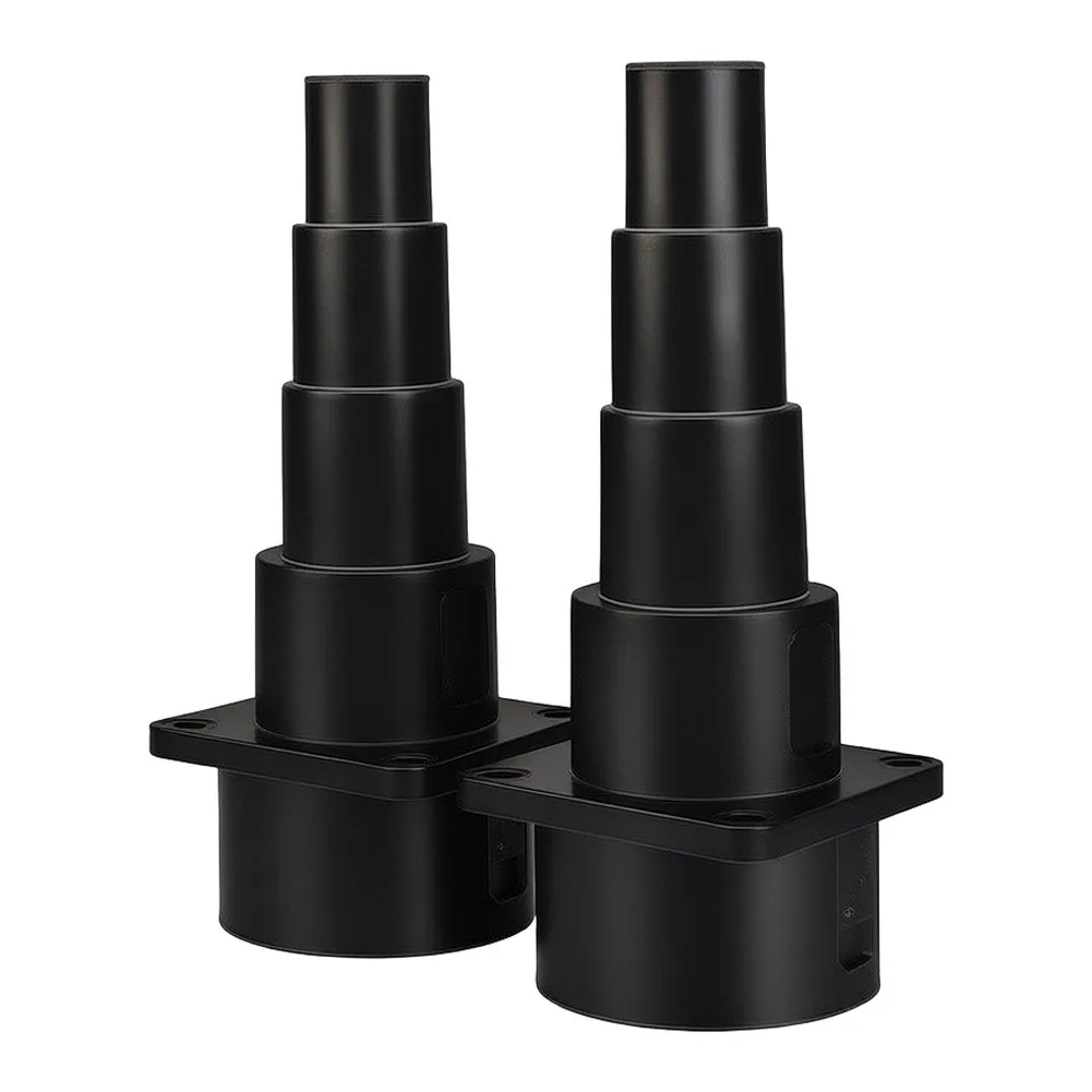 Vacuum Cleaner Hose Adapter Featuring 5 Tier Diameter Transition for Reduced Air Leakage in For Dust Collection Setups