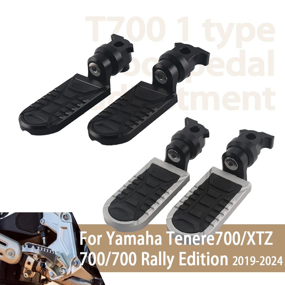 

Adjustable Extend Lowering FootPegs Motorcycle Front Footrest For YAMAHA Tenere XTZ700 2019 TENERE 700 Rally Edition 2020-2024