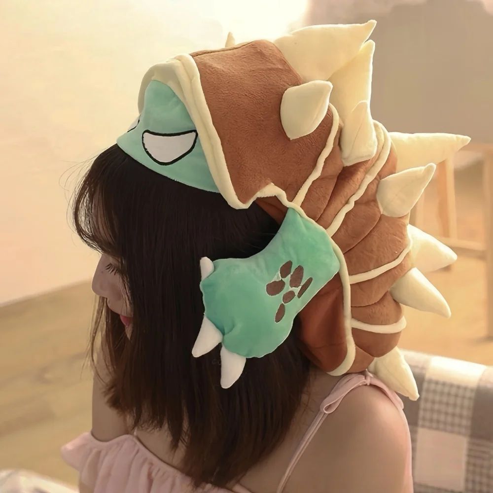 

Популярная плюшевая шапка-кукла Раммус из League of Legends, теплая косплей-шапка, мягкая игрушка, реквизит для косплея Тимоти