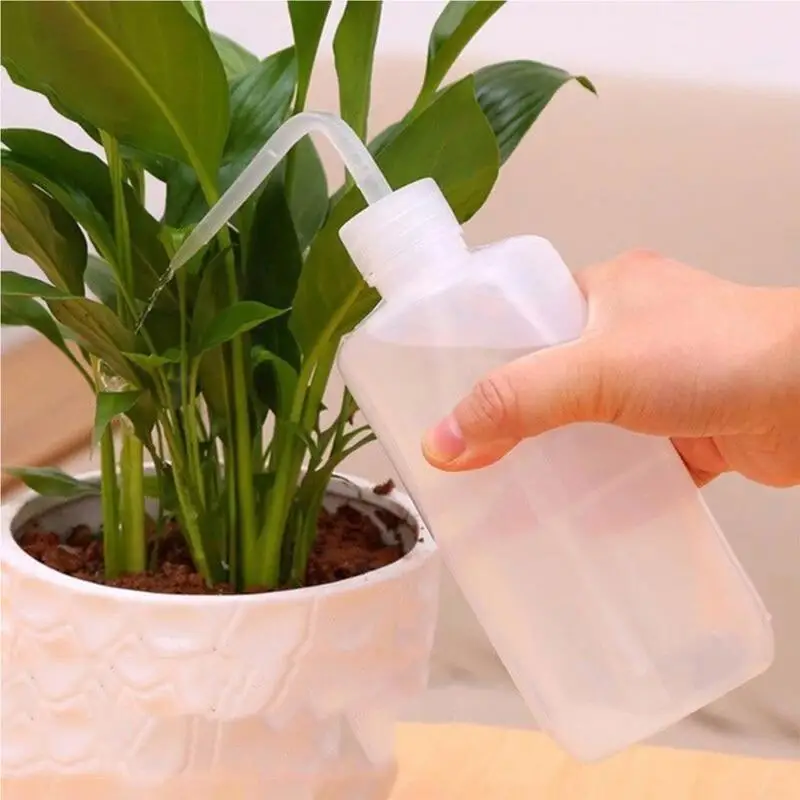 250ml Safety Squeeze Bottles Succulents Plant Flower Watering Can for Gardening Plastic Water Squirt Bottle Water Beak Pouring