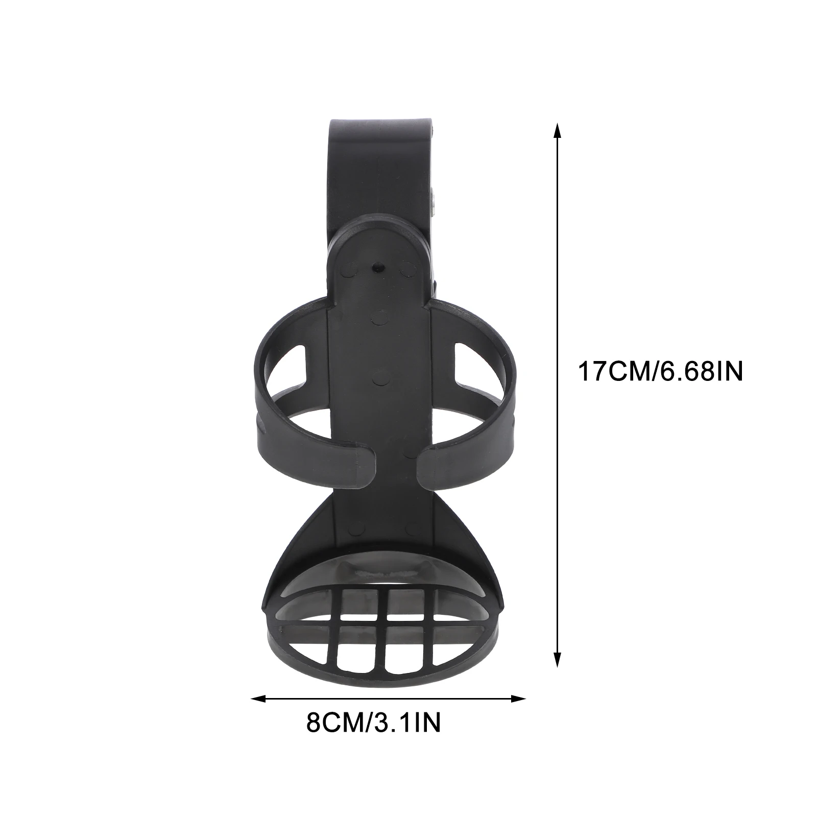 

Cup Holder Stroller Bike Water Cup Holder For Stroller Bottle Attachment PP Ergonomic Rotating Small Stable Handlebar Carrier