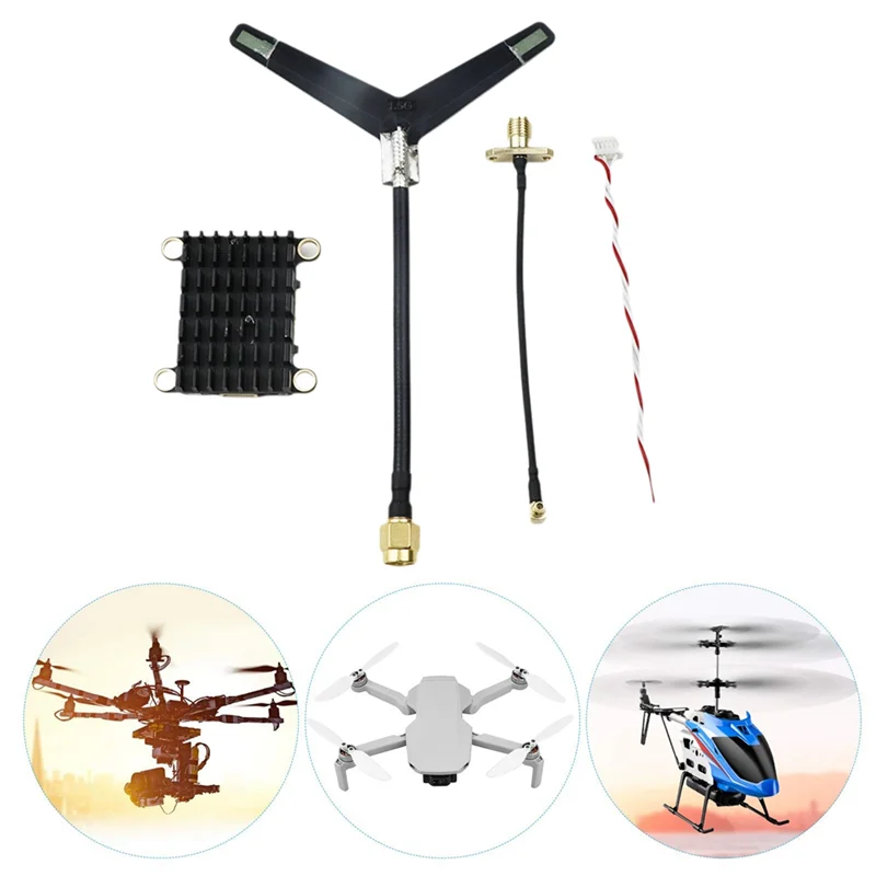 

MYMF-1.7G 1.8G 1.9G 2.5W FPV VTX 8CH 2500Mw Video Transmitter Module For RC FPV Fixed Wing Aircraft Long Range Drone