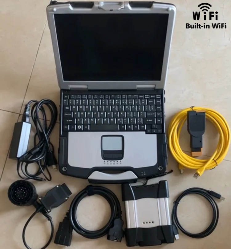 

2025.05V Expert mode SSD 90% Новый ноутбук i5 4 ГБ CF31 Toughbook + Wi-Fi Icom Next Новый инструмент автоматической диагностики и программатора