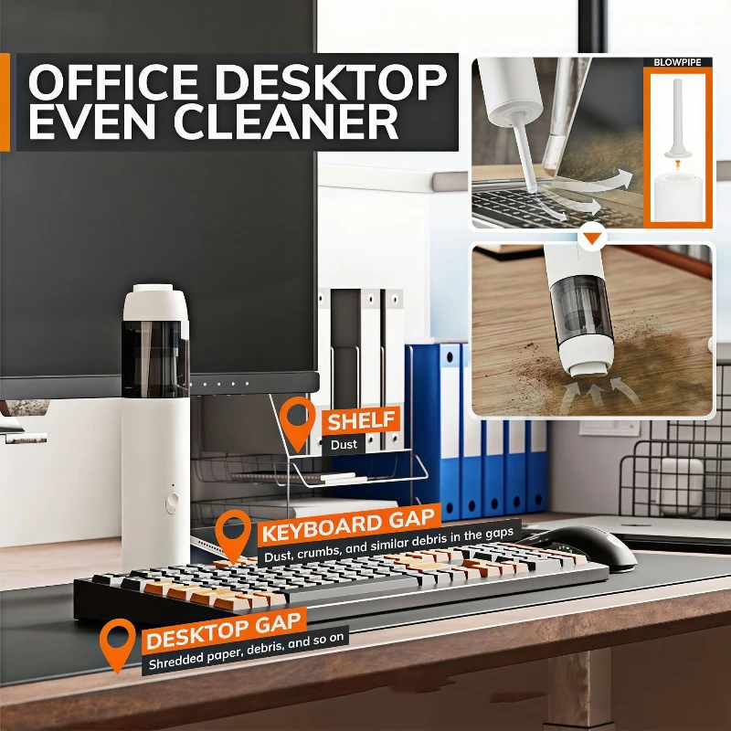 Xiaomi Youpin Vacuum Cleaner Cordless Handheld Car Portable Multifunctional USB Rechargeable Strong Suction Brushless Clean Tool