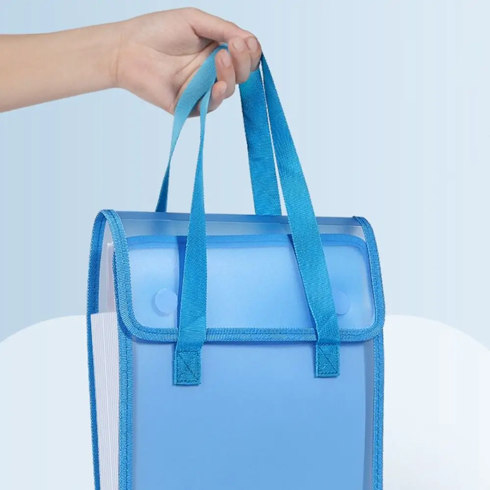 A4 File Bag Handheld Large Capacity Test Paper Storage Folder 12-layer Classification Document Storage Case for School Office