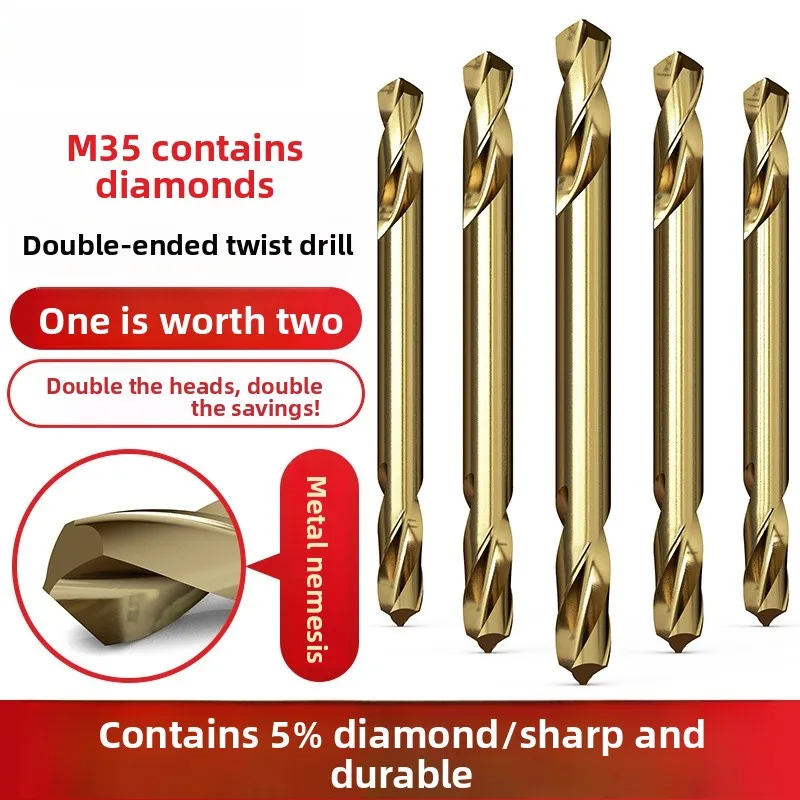 

Двусторонние сверла с кобальтовым содержанием для нержавеющей стали и алюминиевого сплава высокой твердости.