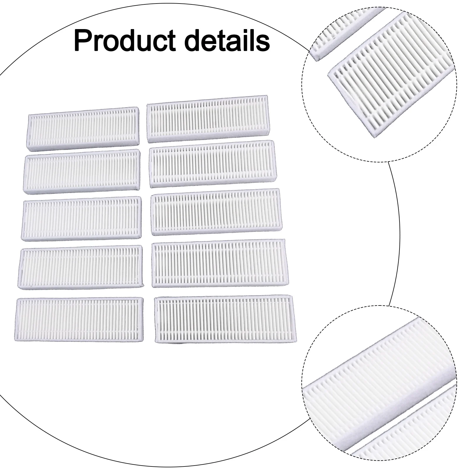 Деталь пылесоса, фильтр, аксессуары для дома, 2/6/10 шт., аксессуары для Honiture G2, для Tikom G8000 Pro, белый цвет