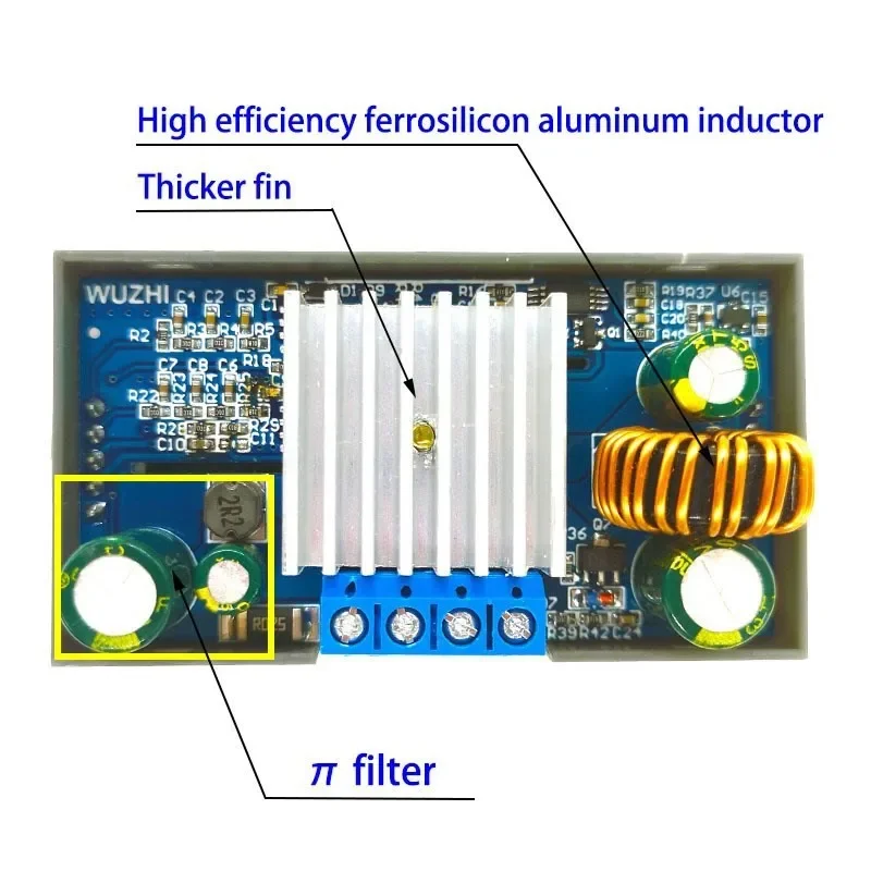 ZK-4KX ZK-5KX DC DC Buck Boost Converter CV 0.5-30V 4A 5V 6V 12V 24V Power Module Adjustable Regulated Laboratory Power Supply