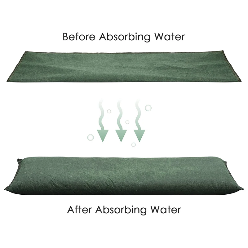 Flood Barrier Flood Control No Sand Sandbags Home Flood Barrier Flood Control Waterproof Barrier Reusable For Flood Control