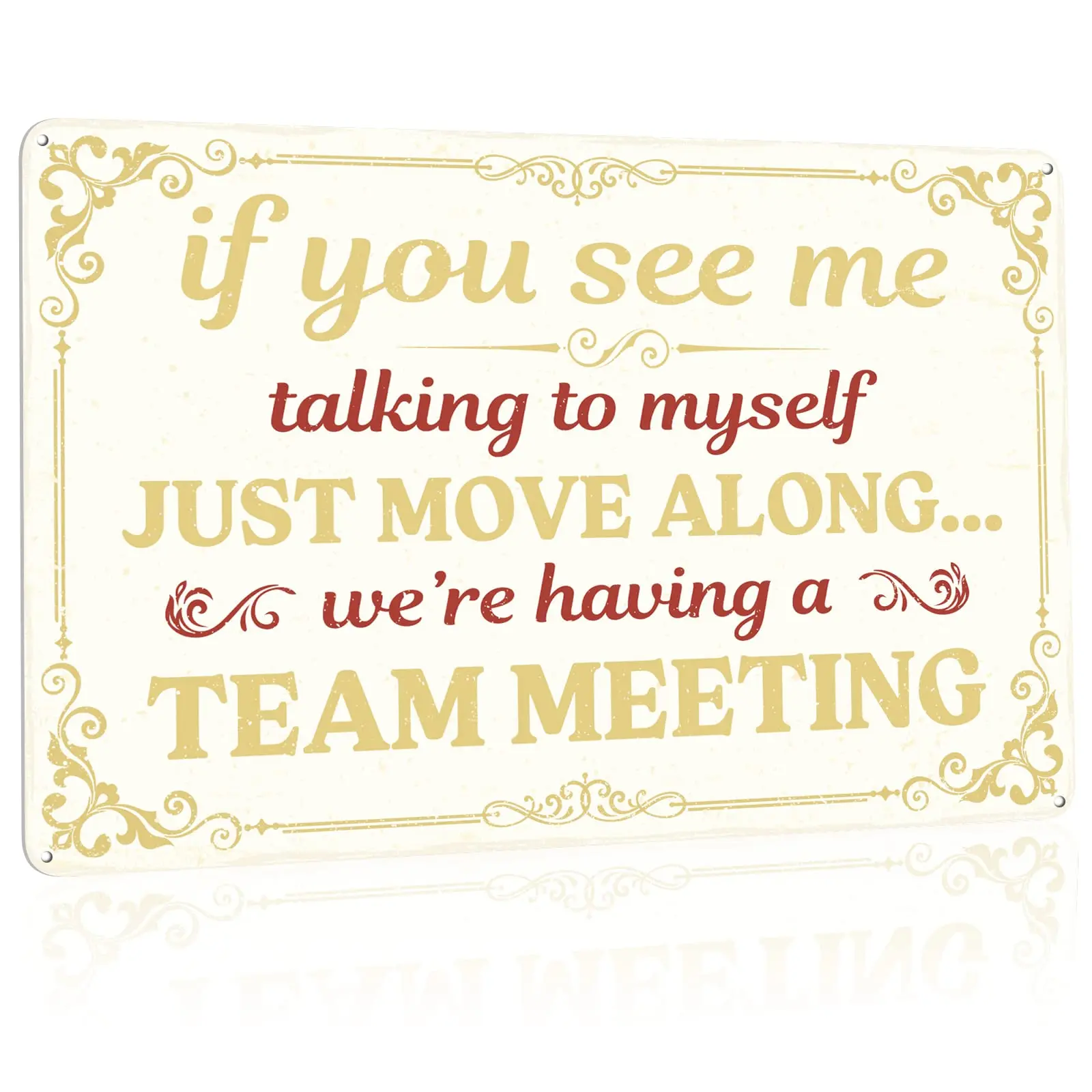 Office Decor, Desk Decorations for Women Office, Funny Office Signs, Cubicle Accessories, Suitable for Restaurants, Bar, Cafe, M