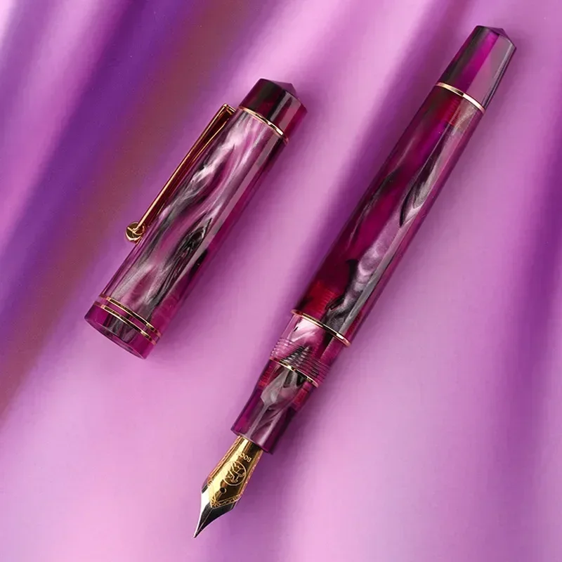 MAJOHN Craftsman M800 Pen German BOCK Dual Color Gold Plated Tip Adult Student Writing Practice Calligraphy Gift Pen Ink Pen