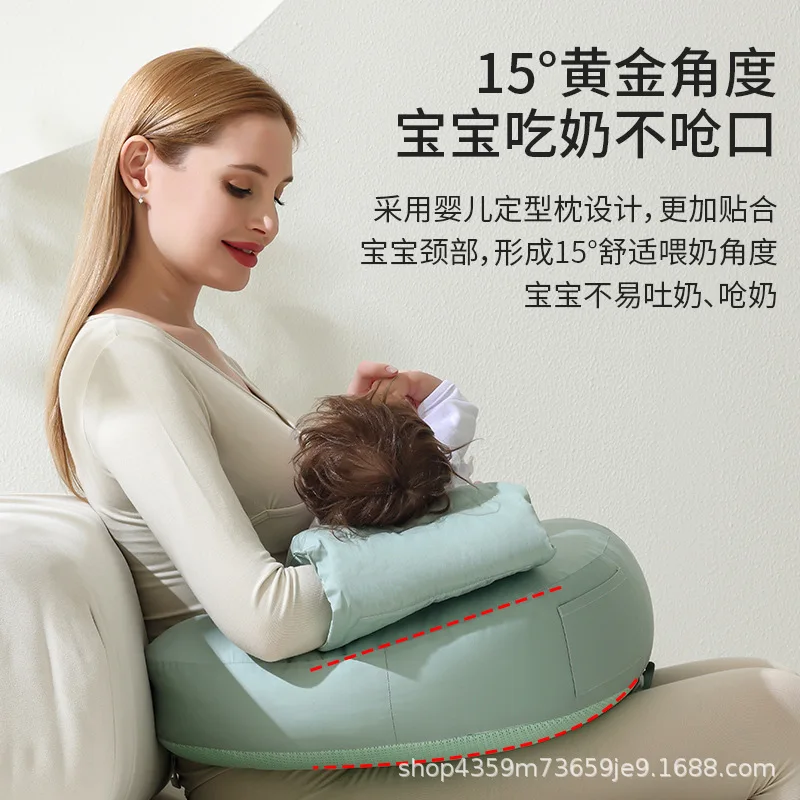 وسائد الطفل وسادة الرضاعة الطبيعية حماية الخصر قطعة أثرية تعانق الطفل الرضاعة الطبيعية وسادة الكذب تغذية الجلوس تغذية #4