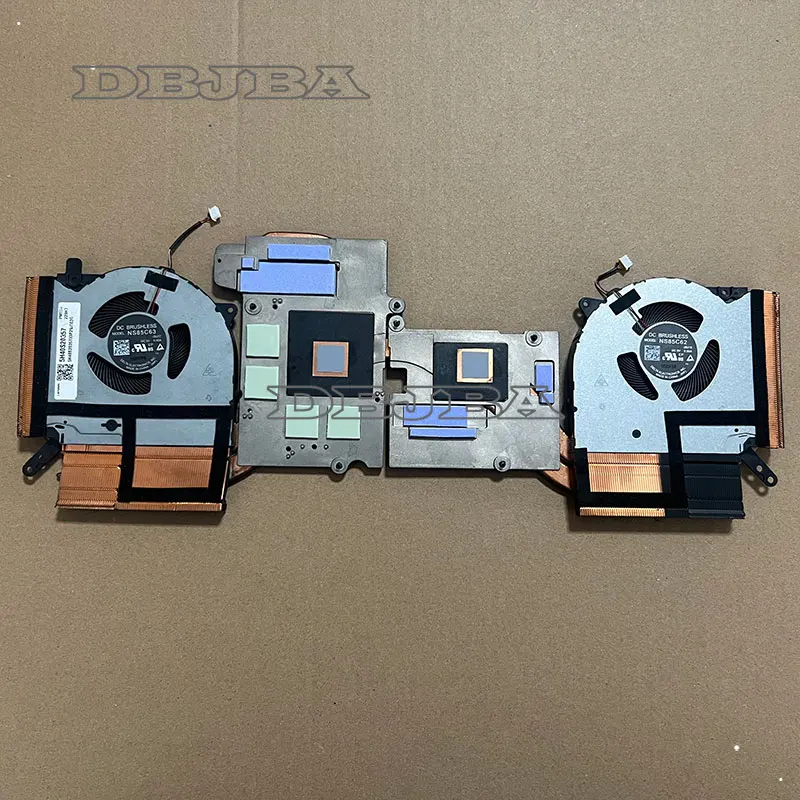 

Laptop CPU GPU Cooling Fan For LENOVO Legion 5 Pro-16ACH6 82JS NS85C63-20J17 NS85C62-20J15 5H40S20357 AT23J003DT0 Heatsink