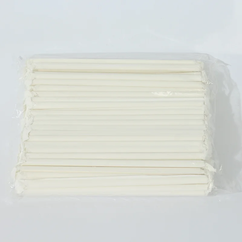 

Wholesalers 100 White Paper Straws of 8 MM Calibre and 230 MM Length, Suitable Coffee and Juice, Enjoy the Silky Smoothness